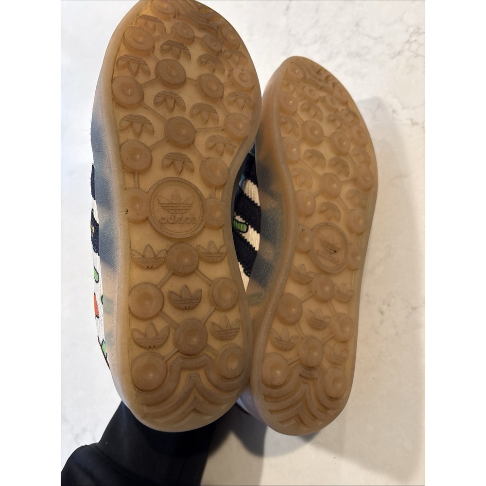 IG2849 Sean Wotherspoon × adidas Gazelle Indoor Corduroy Ecru Navy Womens 7.5 - Picture 7 of 7